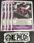 4x One Piece OP17-067 C - Kurozumi Kanjuro - EN - Regular - Play Set - TCG -NM/M