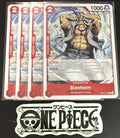 4x One Piece OP17-012 C - Blenheim - EN - Regular - Play Set - TCG - NM/M