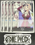 4x One Piece ST06-008 C Hina - ENG - Regular - Playset - TCG - NM/M