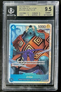 BGS 9.5 One Piece OP07-045 SR Jinbe - English - 500 Years in the Future - Graded