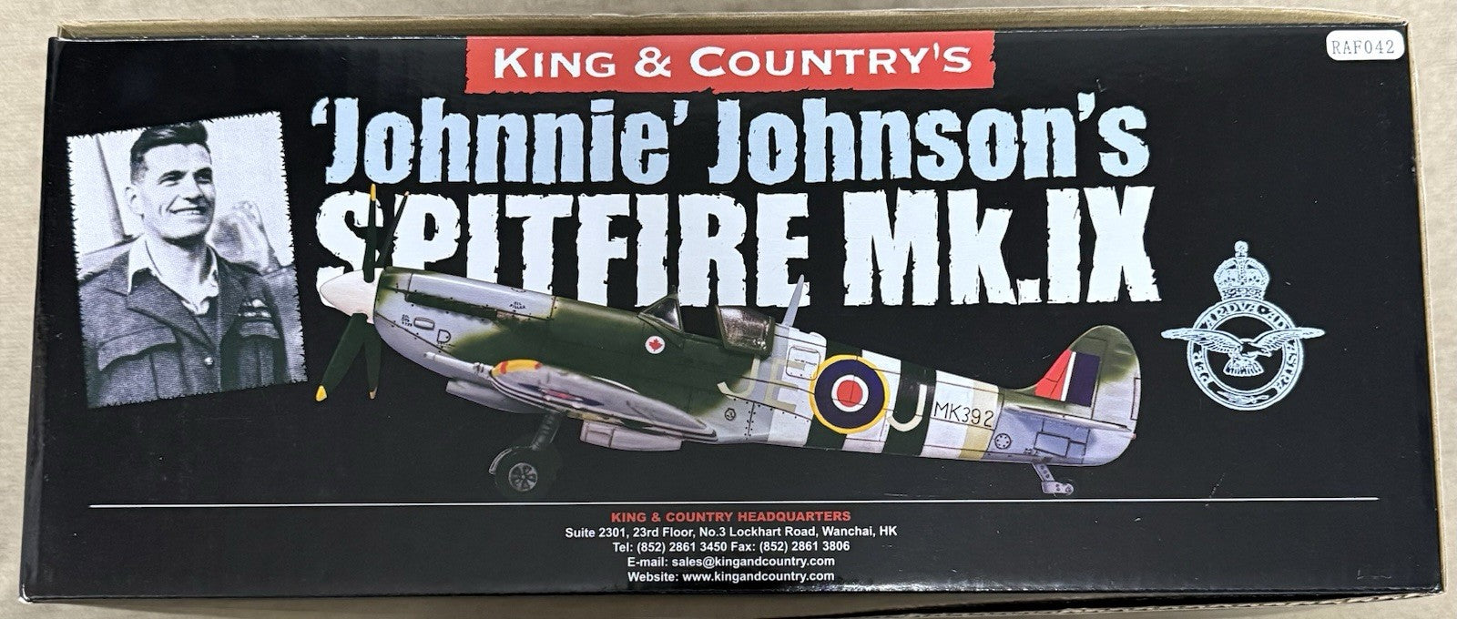 King & Country RAF042 Jonnie Johnson's Spitfire Mk.IX - Retired
