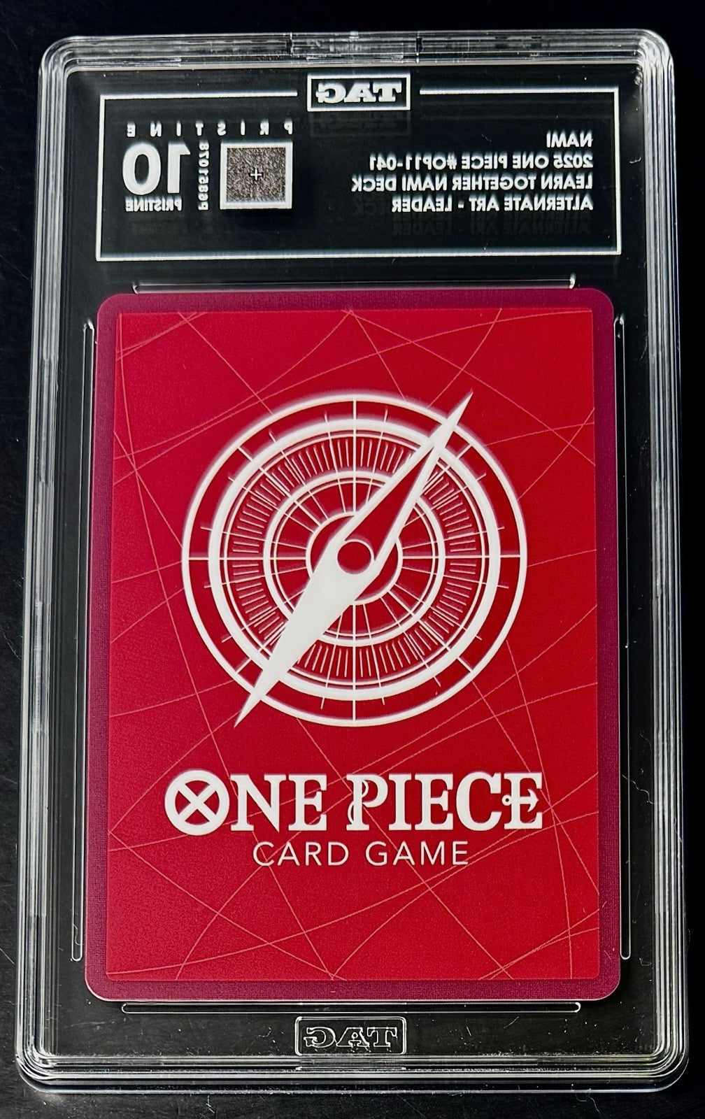 PSA 10 Pristine One Piece OP11-041 L - Nami - Alt Art - EN - Learn - Pop 2