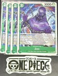 4x One Piece OP06-028 C Zeo - English - Regular - Playset - NM/M