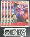4x One Piece OP13-018 UC Wapol - ENG - Regular - Playset - TCG - NM/M