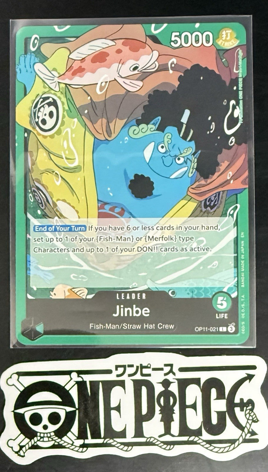 One Piece OP11-021 L - Jinbe - ENG - Regular - TCG - NM/M