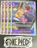 4x One Piece OP10-072 SR Donquixote Rosinante - ENG - Foil - Playset - TCG -NM/M