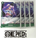 4x One Piece OP09-034 R Perona - Foil - English - Play Set - TCG - NM/M