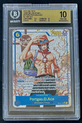 BGS 10 One Piece OP13-119 SEC* - Portgas.D.Ace - Alt Art - EN - Foil
