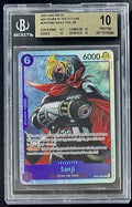 BGS 10 One Piece OP07-064 SR Sanji - English - 500 Years in the Future - Graded