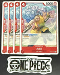 4x One Piece OP03-002 UC Adio - English - Regular - Playset - TCG - NM/M