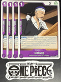 4x One Piece EB02-032 C Iceburg - English - Regular - Play Set - TCG - NM/M