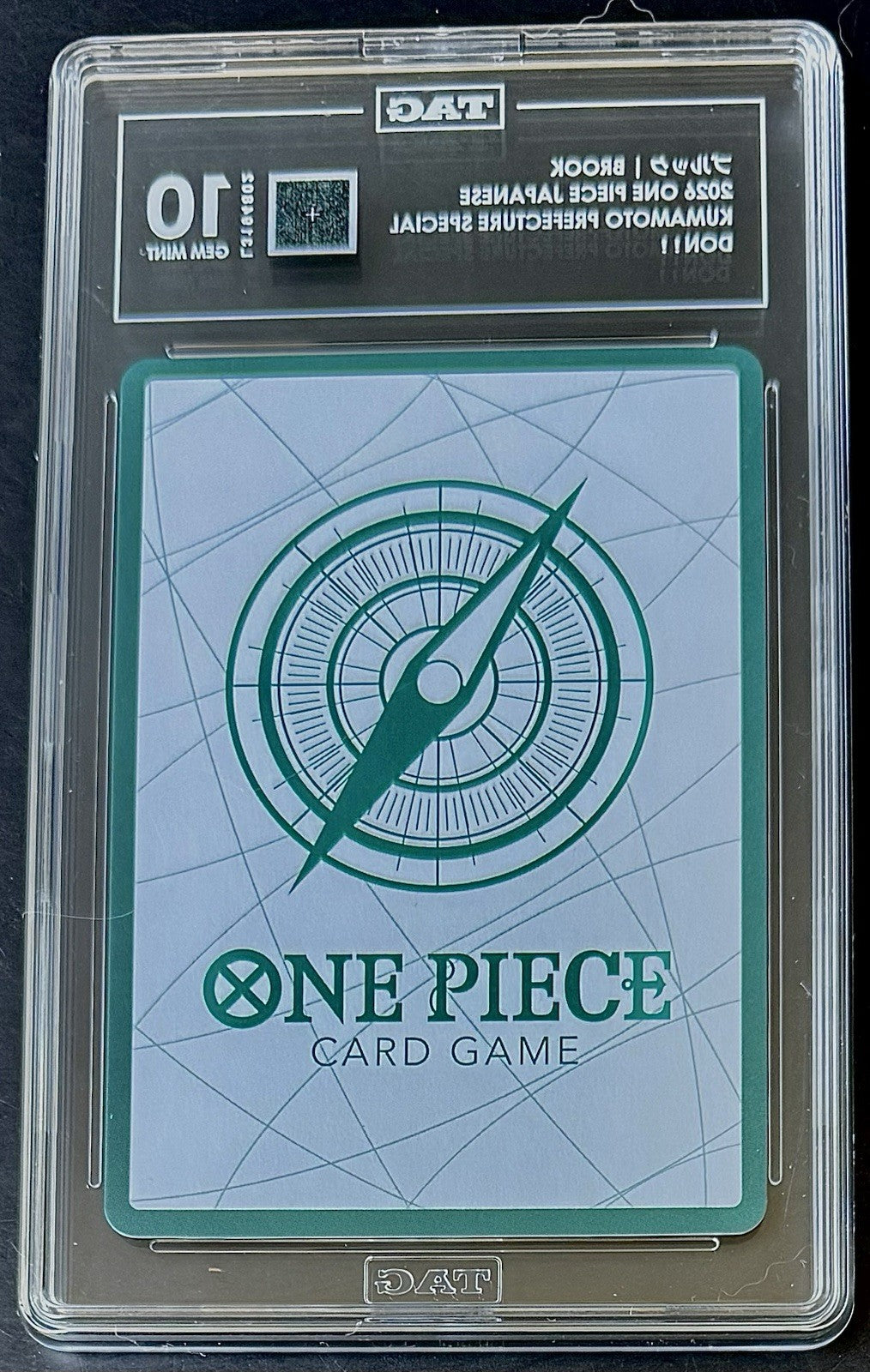 TAG 10 One Piece Don Card - Brook - JP - Kumamoto Prefecture Special Don!!