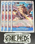 4x One Piece ST22-003 C Edward.Newgate - English - Regular - Playset - TCG- NM/M