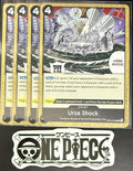 4 x One Piece OP12-096 C Ursa Shock - ENG - Regular - Playset - NM/M