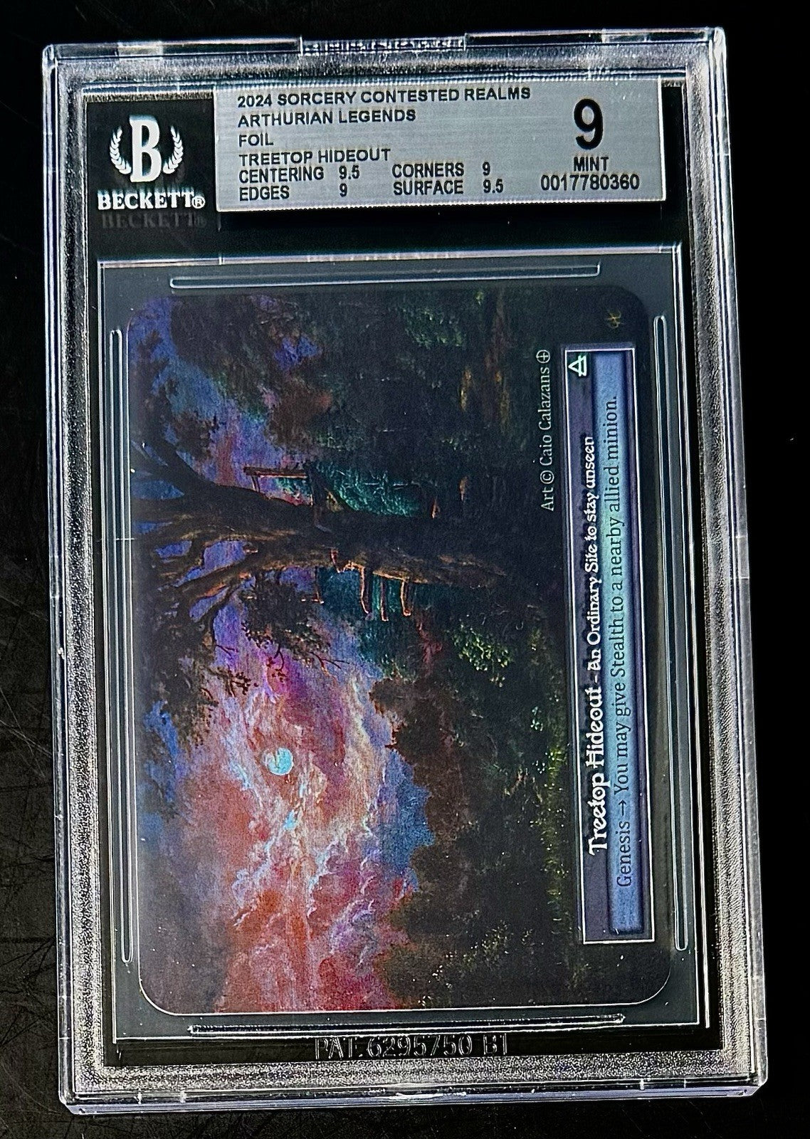 BGS 9 2024 Sorcery Contested Realms Arthurian Legends - Treetop Hideout - Foil