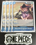 4x One Piece OP17-054 R - Miss Buckingham... - EN - Foil - Play Set - TCG - NM/M