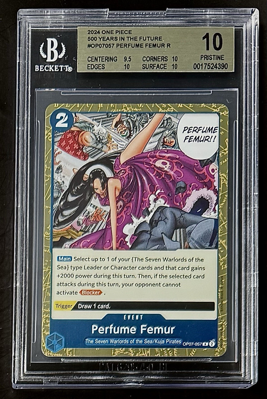 BGS 10 One Piece OP07-057 R Perfume Femur - English - 500 Years in the Future