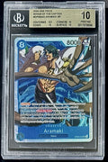 BGS 10 One Piece OP06-043 SR Aramaki - English - Wings of the Captain - Graded