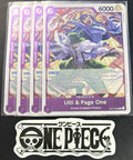 4x One Piece OP17-060 R - Ulti & Page One - EN - Foil - Play Set - TCG - NM/M