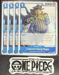 4x One Piece OP11-048 R Capone"Gang"- English - Regular - Play Set - LD01 - NM/M
