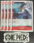 4 x One Piece OP11-005 C Smoker - ENG - Regular - Playset - TCG - NM/M