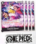 4x One Piece OP09-084 UC Catarina Devon - English - Playset - TCG - NM/M