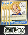 4x One Piece OP15-056 C - Would You Let.. - EN - Regular - Play Set - TCG - NM/M