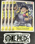 4x One Piece OP17-100 C - Capone"Gang"Bege - EN - Regular - Play Set - TCG -NM/M