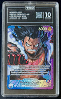 TAG 10 One Piece OP11-040 L* Monkey.D.Luffy - Alt Art - EN - Foil - Graded