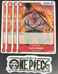 4x One Piece OP02-005 UC Curly.Dadan - English - Playset - Regular - TCG - NM/M