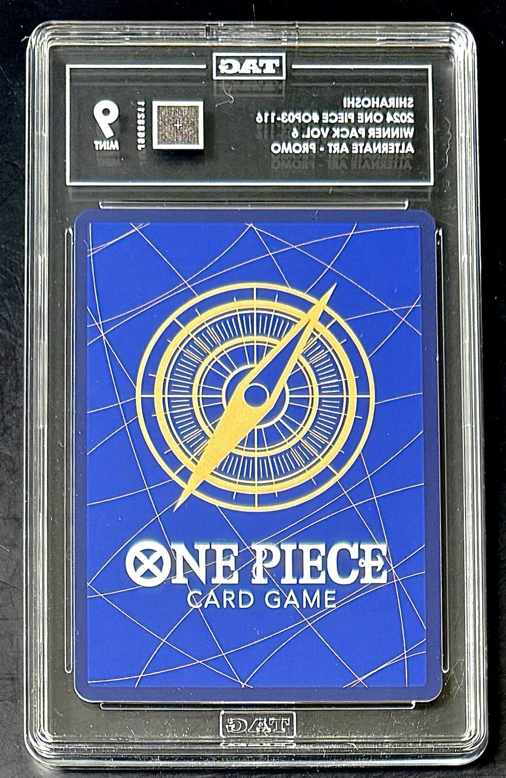 TAG 9 One Piece OP03-116 UC - Shirahoshi - Alt Art Promo - Winner Pak Vol.4 - EN