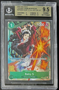 BGS 9.5 One Piece OP04-032 UC* - Baby 5 - Full Art Foil - EN - PRB01 - Graded