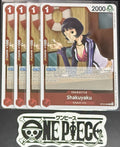 4 x One Piece OP12-006 R Shakuyaku - English - Foil - Playset - NM/M