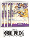 4x One Piece ST18-002 C O-Nami - English - Regular - Playset - TCG - NM/M