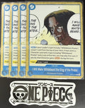 4 x One Piece OP12-058 C I Will Make Whitebeard - ENG - Regular - Playset - NM/M