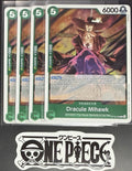 4x One Piece OP10-029 R Dracule Mihawk - English - Foil - Playset - TCG - NM/M