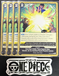 4x One Piece ST14-015 C Gum-Gum Diable...- ENG - Regular - Playset - TCG - NM/M