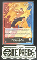 One Piece OP13-002 L Portgas.D.Ace - ENG - Regular - Playset - TCG - NM/M