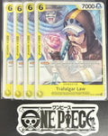 4 x One Piece OP12-106 UC Trafalgar Law - ENG - Regular - Playset - NM/M