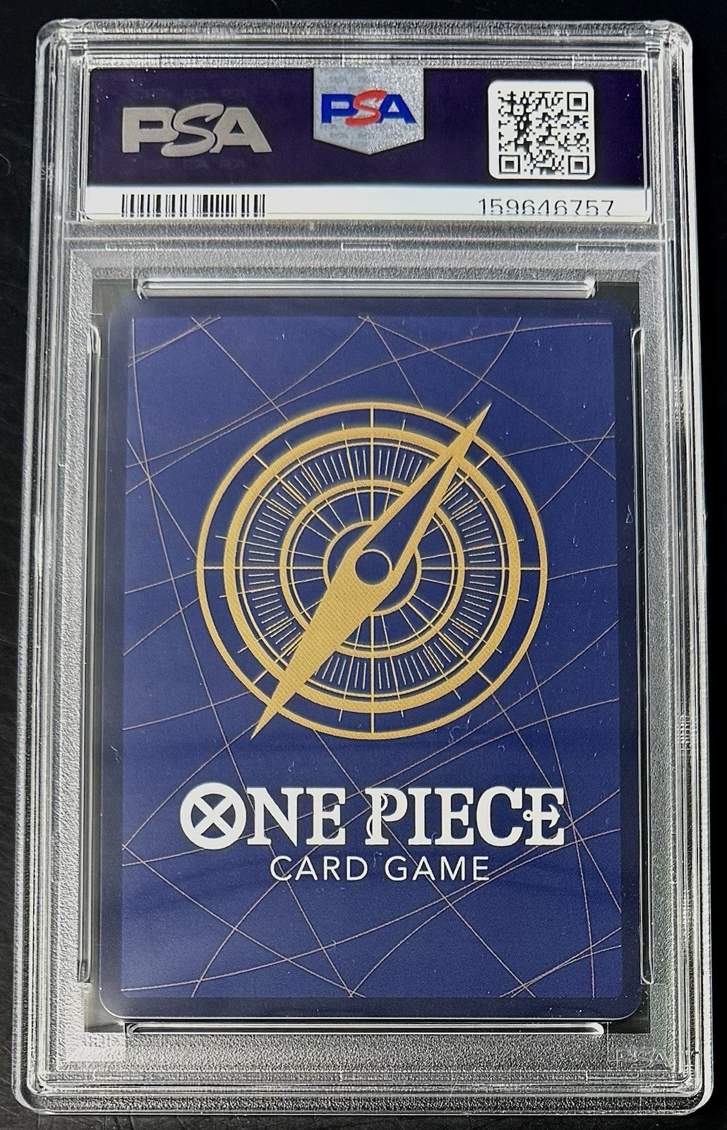 PSA 9 One Piece OP09-093 SR - Marshall.D.Teach - EN - 2nd Anniversary Set