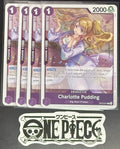 4 x One Piece OP12-071 R Charlotte Pudding - English - Foil - Playset - NM/M