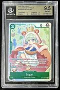 BGS 9.5 One Piece OP04-024 SR Sugar - English - Kingdoms of Intrigue - Graded