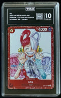 TAG 10 One Piece OP01-005 R Uta - ENG - Foil - Film Red - Graded