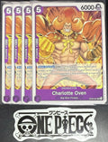 4x One Piece OP08-061 UC  Charlotte Oven - ENG - Regular - Play Set - TCG - NM/M