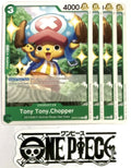 4x One Piece OP09-029 C - Tony Tony.Chopper - EN - Playset - TCG - NM/M