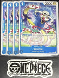 4x One Piece OP07-043 UC Salome - English - Regular - Play Set - NM/M