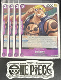 4x One Piece OP10-077 C  Bellamy - ENG - Regular - Playset - TCG - NM/M
