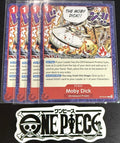 4x One Piece OP16-021 R - Moby Dick - EN - Regular - Play Set - SD01 - NM/M