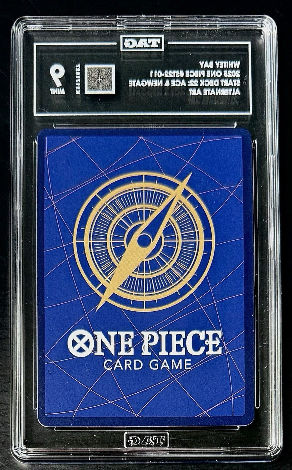 TAG 9 One Piece ST22-011 C* Whitey Bay - EN - Foil - Ace & Newgate - Graded