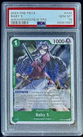 PSA 10 One Piece OP05-034 R - Baby 5 - EN - Awakening of the New Era - Graded